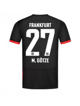 Muži Futbalové oblečenie Eintracht Frankfurt Mario Gotze #27 2024-25 Krátky Rukáv - Preč